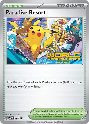 Paradise Resort (World Championships 2024) (150) - SV Scarlet & Violet Promo Cards  - Promo