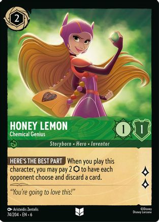 (074/204)  Honey Lemon - Chemical Genius - Azurite Sea  Cold Foil