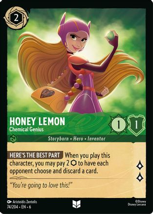 Honey Lemon - Chemical Genius (74/204) - Azurite Sea