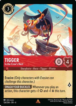 (126/204)  Tigger - In the Crow's Nest - Azurite Sea  Normal
