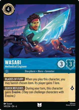 (149/204)  Wasabi - Methodical Engineer - Azurite Sea  Cold Foil