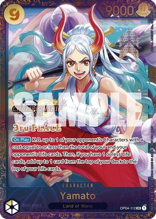 (OP04-112) Yamato (Championship 2024 Finals 3rd Place) - One Piece Promotion Cards Nonfoil