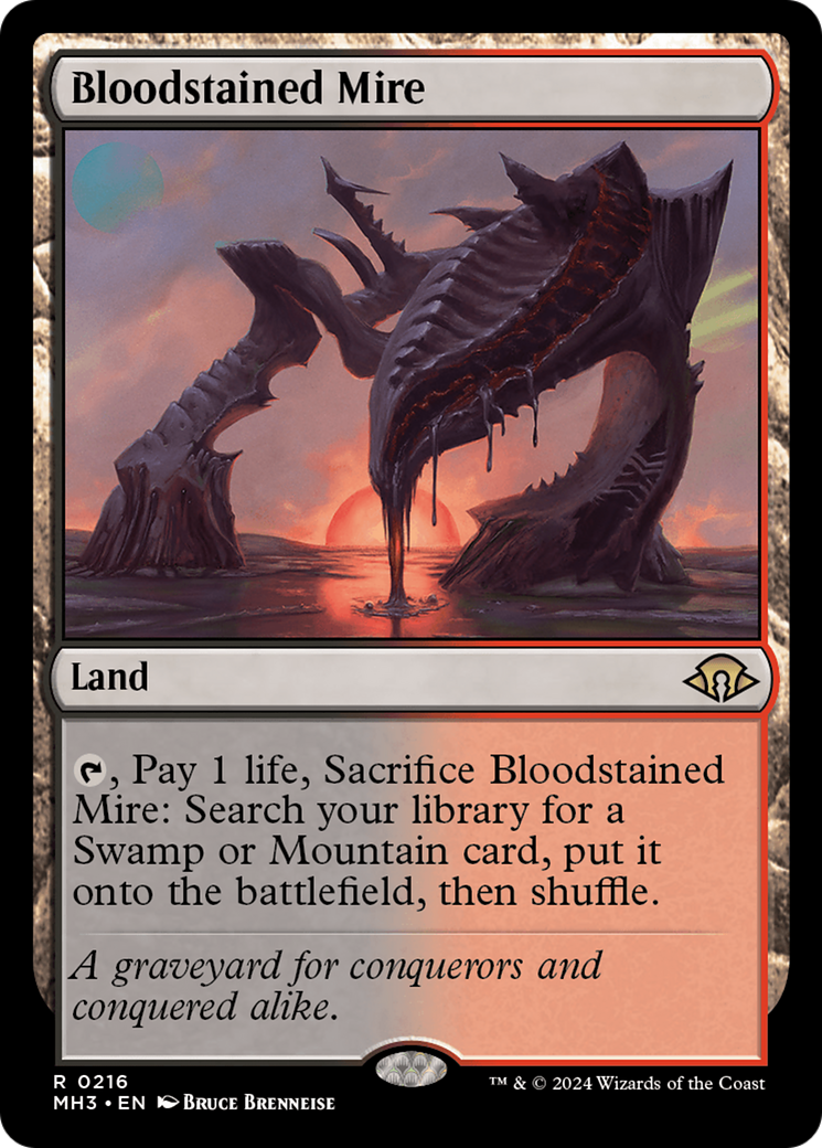 Bloodstained Mire (MH3-216) - Modern Horizons 3 Foil