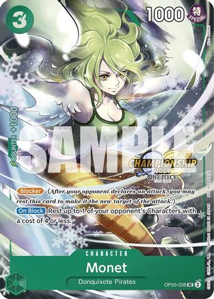 (OP05-036) Monet (CS 2024 Event Pack) - One Piece Promotion Cards Foil