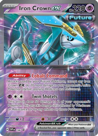 Iron Crown ex (146) - SV Scarlet & Violet Promo Cards Holofoil - Promo