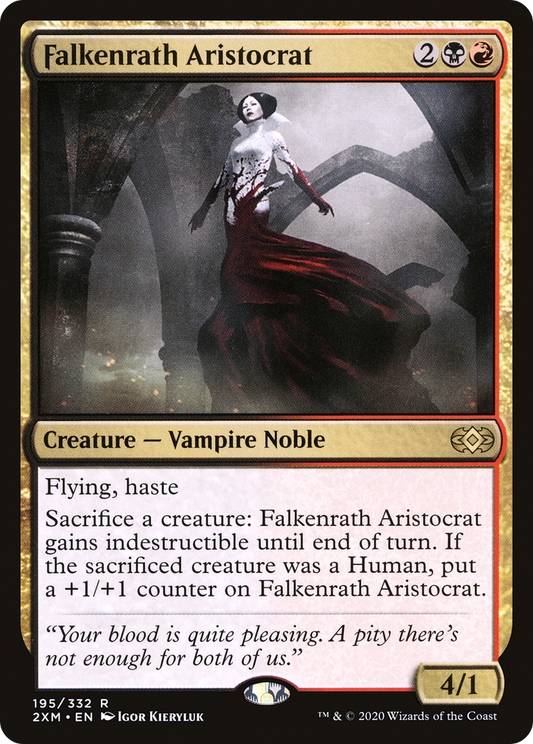 Falkenrath Aristocrat (2XM-195) - Double Masters Foil