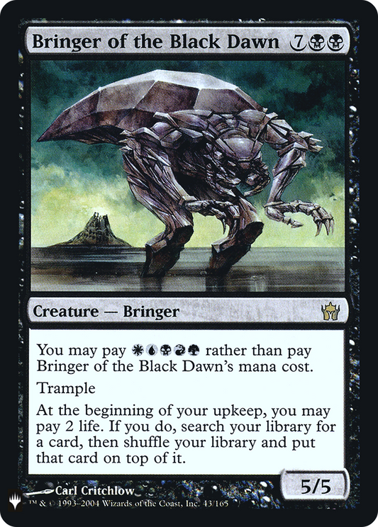 Bringer of the Black Dawn (LIST-5DN-43) - The List Foil