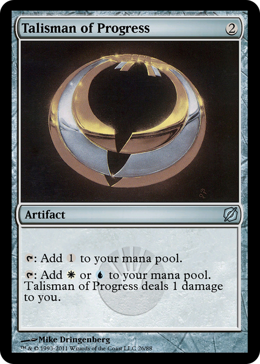 Talisman of Progress (TD2-026) - Duel Decks: Mirrodin Pure vs. New Phyrexia