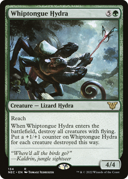 Whiptongue Hydra (NEC-134) - Neon Dynasty Commander