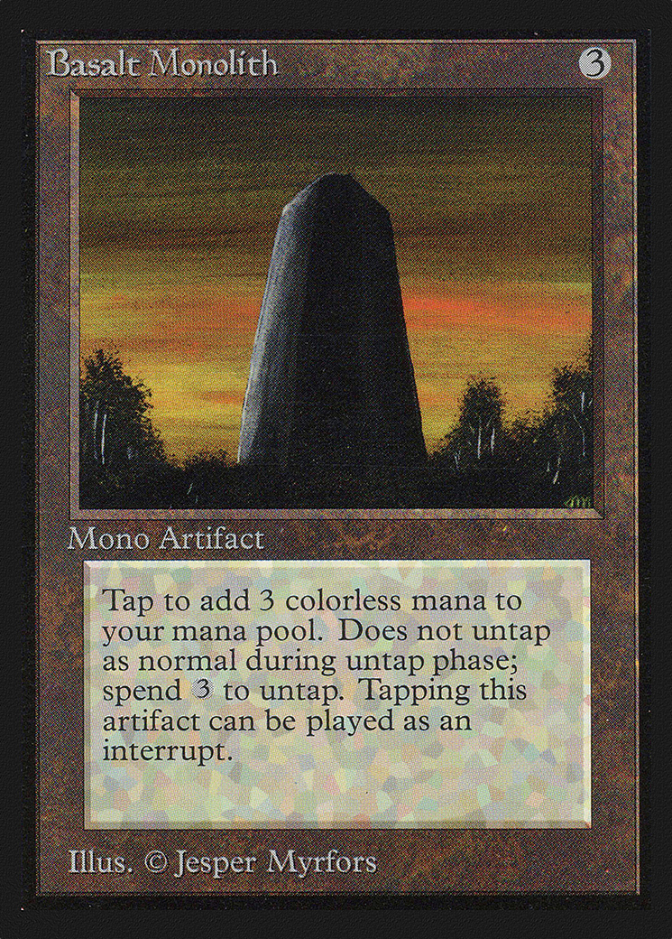 Basalt Monolith (IED-232) - Intl. Collectors' Edition