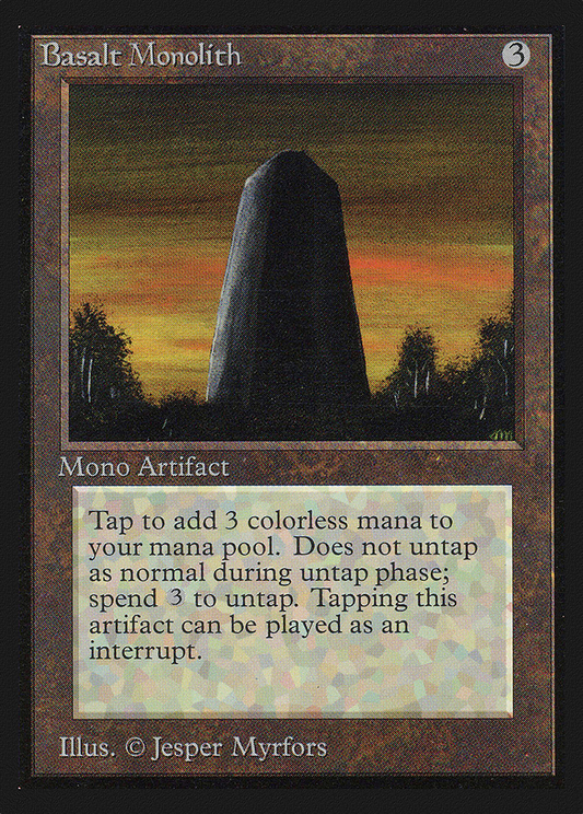 Basalt Monolith (CEI-232) - Intl. Collectors' Edition