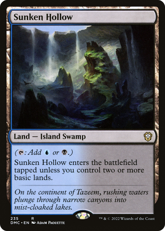 Sunken Hollow (DMC-235) - Dominaria United Commander