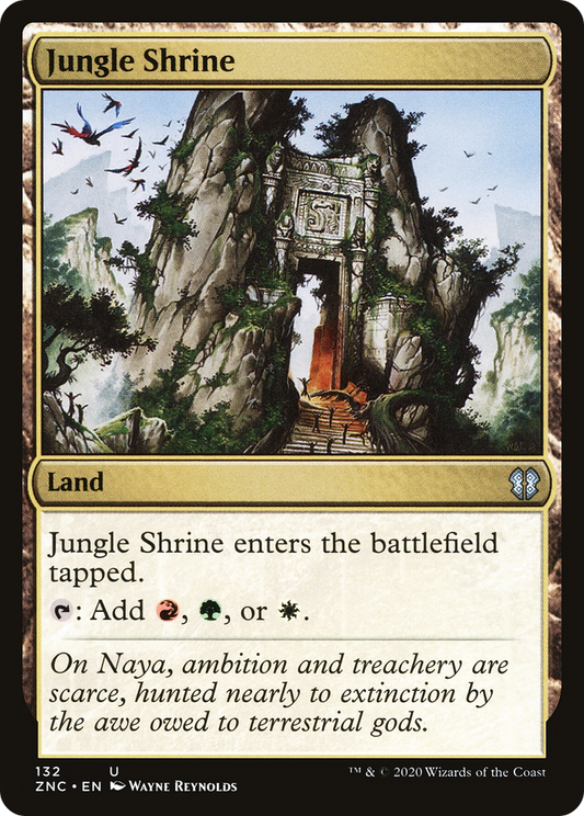 Jungle Shrine (ZNC-132) - Zendikar Rising Commander