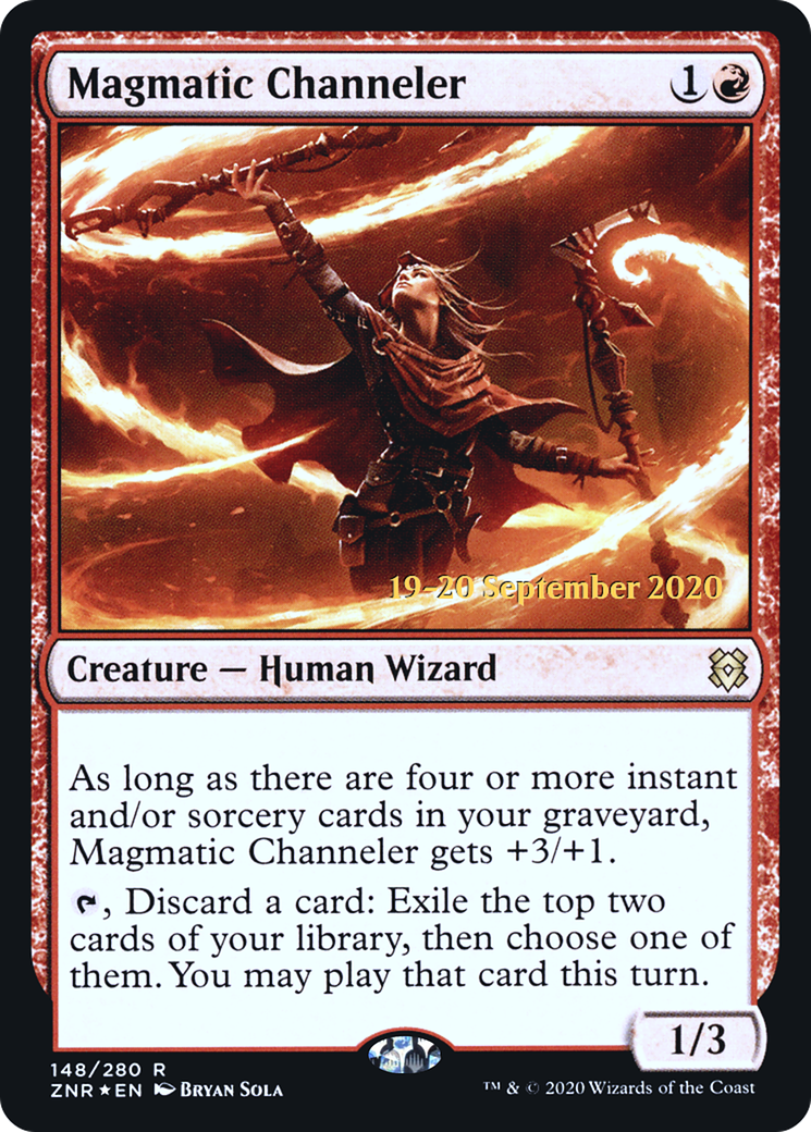 Magmatic Channeler (PRE-148S) - Zendikar Rising Promos (Prerelease) Foil