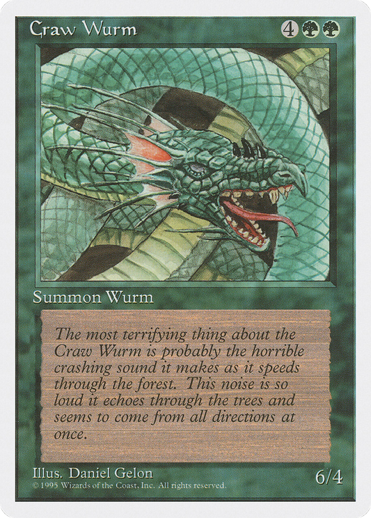 Craw Wurm (4ED-238) - Fourth Edition