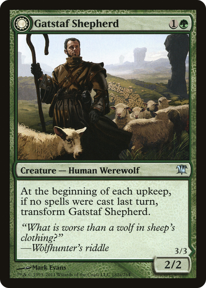 Gatstaf Shepherd // Gatstaf Howler (ISD-182) - Innistrad: (Double Faced Transform) Foil