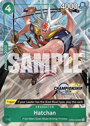 (OP03-033) Hatchan (CS 2024 Celebration Pack) - One Piece Promotion Cards Foil