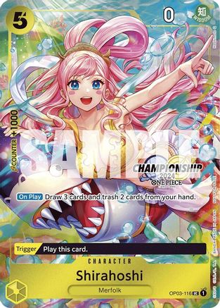 Shirahoshi (CS 2024 Celebration Pack) (OP03-116) - One Piece Promotion Cards Foil