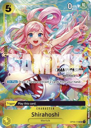 (OP03-116) Shirahoshi (CS 2024 Celebration Pack) - One Piece Promotion Cards Foil