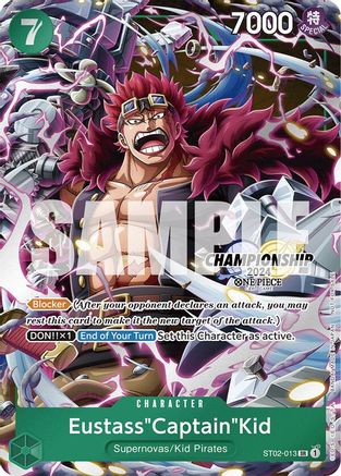 (ST02-013) Eustass"Captain"Kid (CS 2024 Celebration Pack) - One Piece Promotion Cards Foil
