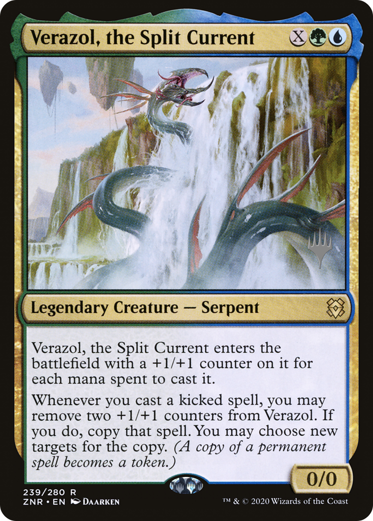 Verazol, the Split Current (PPZNR-239) - Zendikar Rising Promos Foil (Promo Pack)