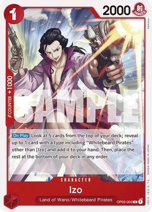 (OP03-003) Izo - Starter Deck 15: RED Edward.Newgate Normal