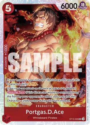 (ST15-005) Portgas.D.Ace - Starter Deck 15: RED Edward.Newgate Foil