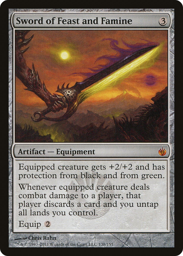 Sword of Feast and Famine (MBS-138) - Mirrodin Besieged