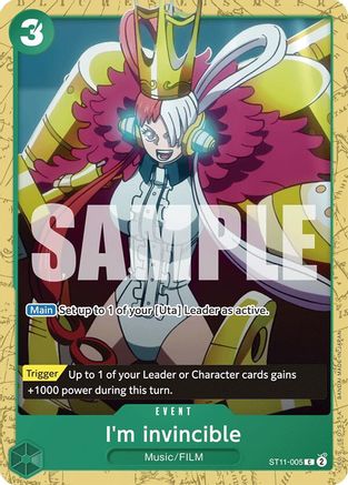 (ST11-005) I'm invincible - Starter Deck 16: GREEN Uta Normal