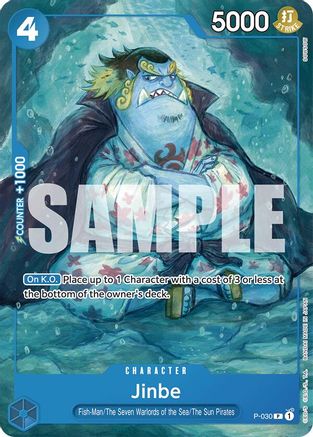 (P-030) Jinbe - Starter Deck 17: BLUE Donquixote Doflamingo Normal