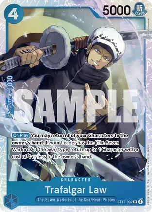 (ST17-002) Trafalgar Law (ST17-002) - Starter Deck 17: BLUE Donquixote Doflamingo Foil
