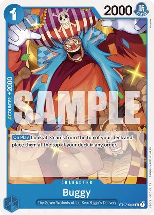 (ST17-003) Buggy - Starter Deck 17: BLUE Donquixote Doflamingo Normal