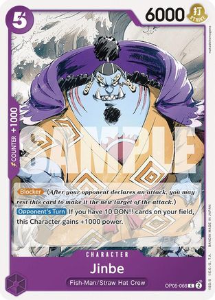 (OP05-066) Jinbe - Starter Deck 18: PURPLE Monkey.D.Luffy - Normal
