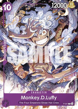 (P-041) Monkey.D.Luffy (P-041) - Starter Deck 18: PURPLE Monkey.D.Luffy Normal
