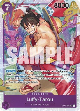 (ST18-005) Luffy-Tarou - Starter Deck 18: PURPLE Monkey.D.Luffy Foil