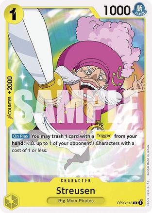 (OP03-115) Streusen - Starter Deck 20: YELLOW Charlotte Katakuri Normal