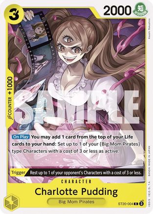 (ST20-004) Charlotte Pudding (ST20-004) - Starter Deck 20: YELLOW Charlotte Katakuri Normal