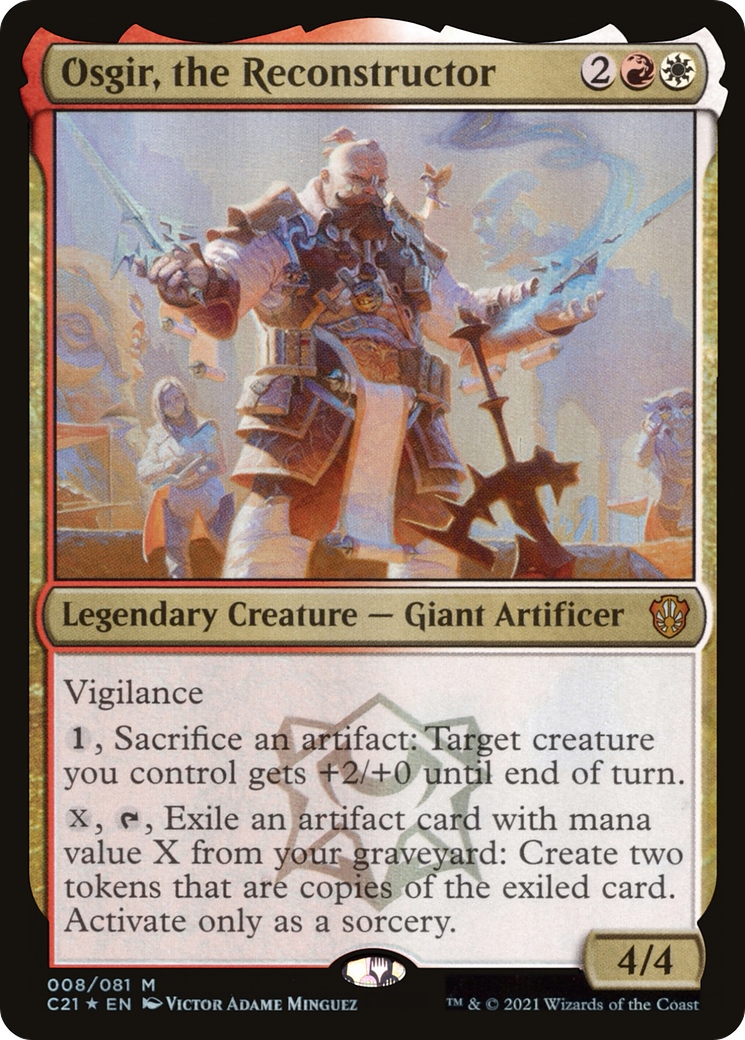 Osgir, the Reconstructor (C21-008) - Commander 2021 Foil