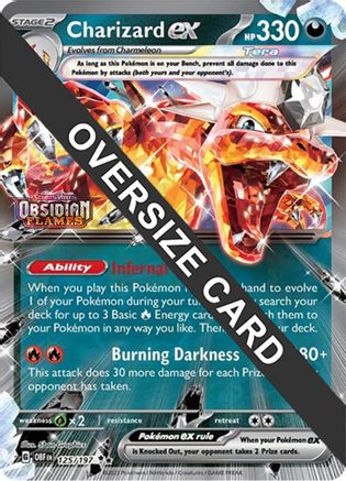 Charizard ex (125/197) - Jumbo Cards  - Double Rare