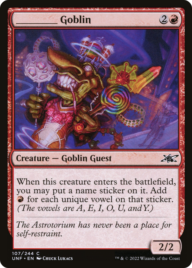 _____ Goblin (UNF-107) - Unfinity Foil