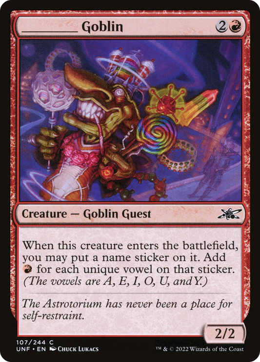 _____ Goblin (UNF-107) - Unfinity Foil