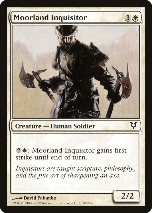 Moorland Inquisitor (AVR-030) - Avacyn Restored Foil