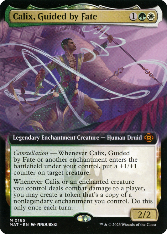 Calix, Guided by Fate (Extended Art) (MAT-165) - March of the Machine: The Aftermath: (Extended Art) Foil