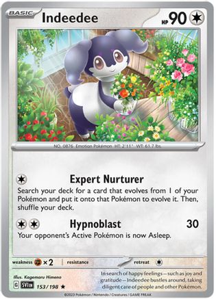 Indeedee (153/198) - Deck Exclusives  - Rare