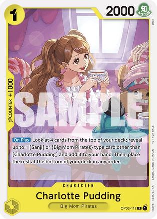 (OP03-112) Charlotte Pudding (Tournament Pack 2024 Oct.-Dec.) - One Piece Promotion Cards Normal