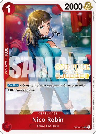 (OP05-010) Nico Robin (Judge Pack Vol. 4) - One Piece Promotion Cards Foil