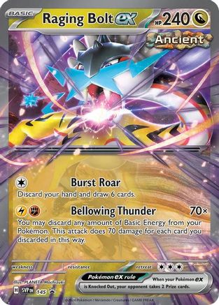 Raging Bolt ex (145) - SV Scarlet & Violet Promo Cards Holofoil - Promo