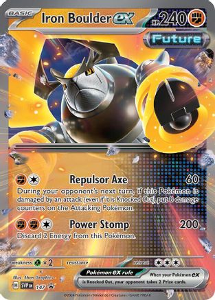 Iron Boulder ex (147) - SV Scarlet & Violet Promo Cards Holofoil - Promo