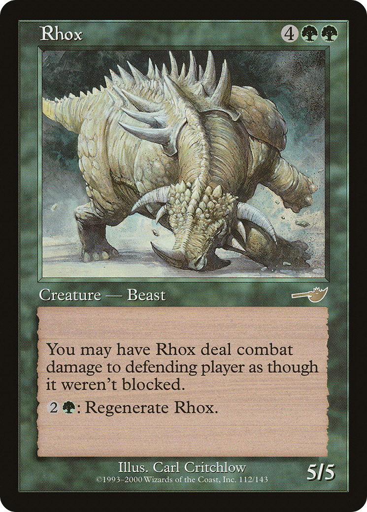 Rhox (NEM-112) - Nemesis Foil