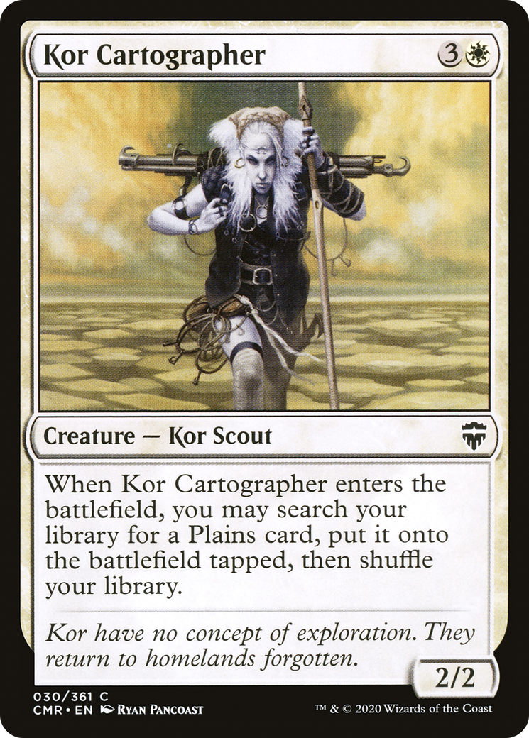 Kor Cartographer (CMR-030) - Commander Legends Foil